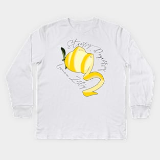 Stressy, Depressy, Lemon Zesty Kids Long Sleeve T-Shirt